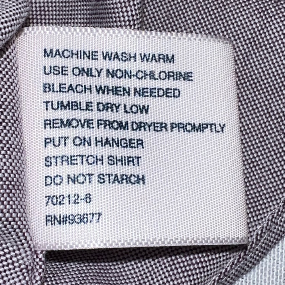 Stafford Men’s long sleeve button down shirt,size 17 1/2 - Picture 4 of 8